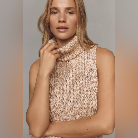 NWT! Anthropologie Pilcro Turtleneck Tank Sweater - Multiple Sizes 🥐 - Picture 3 of 7